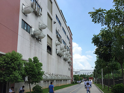 精密五金電子廠廣東長盈環(huán)?？照{(diào)安裝案例